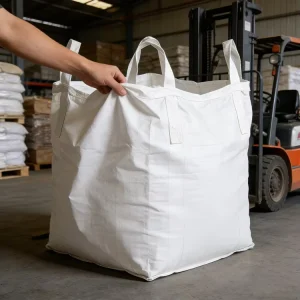 Durable Jumbo Ton Bag 1 2 Ton White PP Woven Bulk Bag