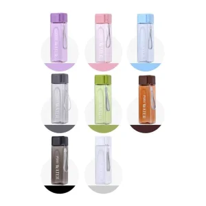 Durable Lightweight Plastic Sport Water Bottle with Rope for Fitness Enthusiasts Travel Lovers