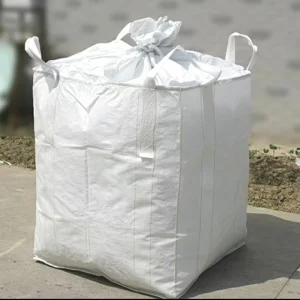Durable PP Jumbo Bulk Bags with Cross Corner Loop Top Filling & Bottom Discharge 1000 2000kg Capacity Safety Factor 5 1