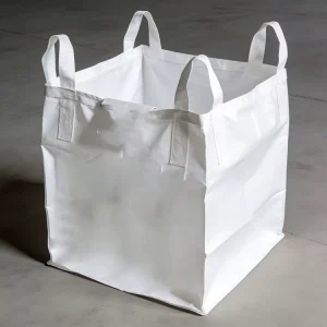 Durable PP Woven FIBC Big Bulk Bags 1-2 Ton Capacity Flat Bottom Cross Corner Loop Top Full Open Flexo Printed