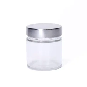 Durable Portable 50 80Ml 100Ml 200Ml 280Ml 380Ml Decal Emboss Deep Mouth Tea Coffee Suger Glass Jars With Lug Lids