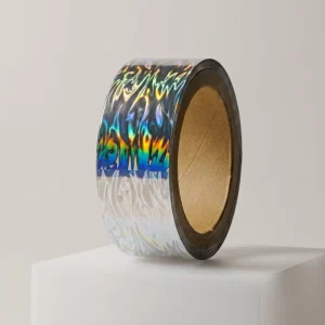 Durable Protective Layer Texture Effect Holographic Lamination Film Foil Rolls for Pharmaceutical and Cosmetic Packaging