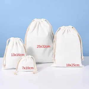 Durable Recyclable Drawstring Dust Bag Multiple Color Options Portable Reusable Custom Logo Bags