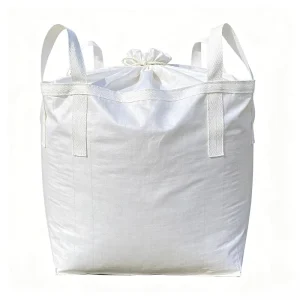 Durable White PP Material FIBC Jumbo Bag Ton Bag with Safety Factor 5:1 for Storage Transport and Packaging