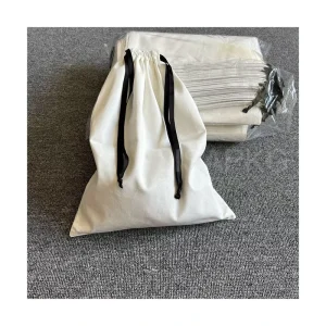 Dust Bags Covers Custom Cotton Screen Printing Cotton Pouch Drawstring Silkscreen Silk Dust Bags for Shoes Handbag