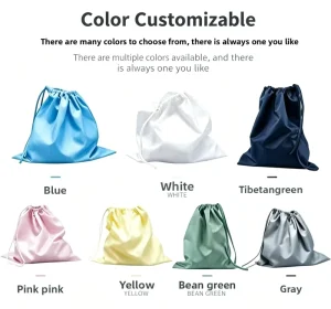 Dust Free Polyester drawstring ESD Packing Bag Cleanroom Anti Static Fabric Bag Storage for Shoes Smock
