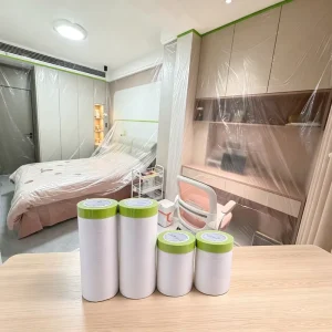 Dust Free Protective Shield for Household Renovation High Tensile Strength Plastic Film Masking Film for Furniture Painting