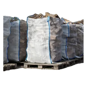 EGP 4 Loops Firewood FIBC Bags 1000KG 1500KG PP Woven Breathable Jumbo Bags Full Open Top Storage Packaging Black 5 1 Safety