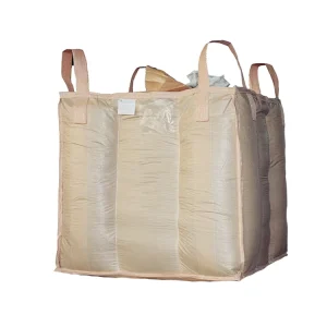EGP Durable FIBC Bulk Bag 2 Ton Waterproof Reusable Anti Slip Design Safe Transport Storage Flat Bottom Cross Corner Loop