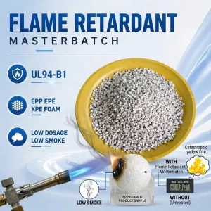 EPP EPE XPE Foam Board Flame Retardant Masterbatch Additives Polyethylene Polypropylene