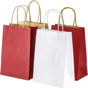 Eco Friendly Biodegradable Recyclable Kraft Paper Bags for Sustainable Shopping and Daily Lifestyle Packaging Use