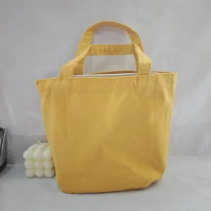 Eco Friendly Custom Handle Shopping Bag Reusable Natural Fashion Canvas Tote Travel Dust Canvas Bag for Cloth Packing