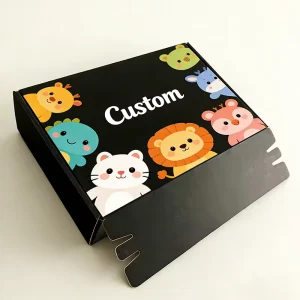 Eco Friendly Customizable Self Sealing Zipper Tear Box for Shipping Processing Accessories Cardboard