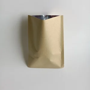 Eco Friendly Kraft Paper Bags Gravure Printing Antibacterial Moisture Proof for Food Packaging (Sushi Milk Chewing Gum) Custom