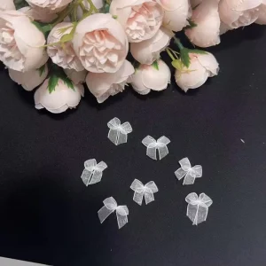 Eco Friendly Mini Handmade Nylon Polyester Organza Bow DIY for Gift Wrapping and Craft Projects