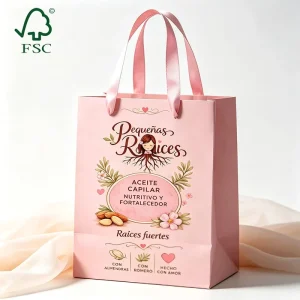 Eco Friendly Paper Shopping Bags Custom Printed Retail Jewelry Skincare Products Packaging Bags Premium Gift Paper Bag