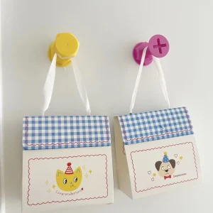 Eco Friendly Paperboard Craft Tote Bag for Fresh Baking Cookies and Candy