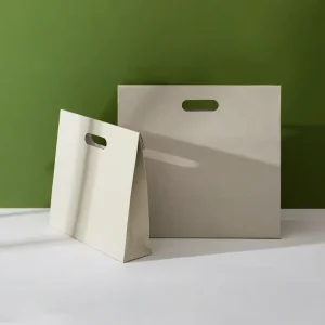 Eco Friendly Recyclable Brown Kraft Paper Bags Custom Logo Biodegradable Shopping Packaging