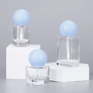 Eco Friendly Recyclable Lip Gloss Vials 4ml 6ml 15ml Rectangle Glass Bottles with PP Cap and Brush