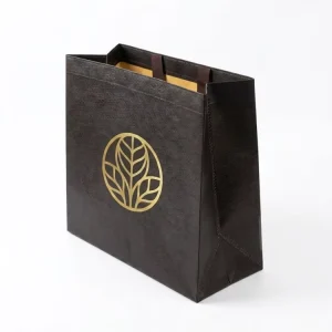 Eco-Friendly Recyclable Nonwoven Fabric Gravure Printed Shopping Gift Bags Handle for Clothes Supermarket Use Custom Logo Color