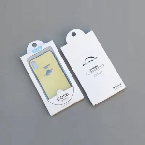 Eco Friendly Recycled Board Spot UV Decorative Pattern Smartphone Gadget Pack Electronic Box