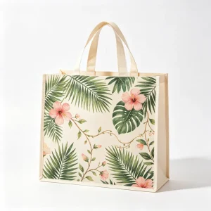 Eco Nonwoven Fabric Grocery Bag Promotional Shopping Tote