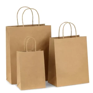 Factory Kraft Paper Bag Disposable Brown Gift Paper Bag Shopping Paper Bag