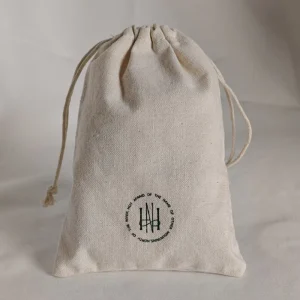 Eco Reusable Recyclable Organic Cotton Drawstring Dust Bag Custom Logo Muslin Favor Gift Fabric Packaging Pouch Shoes