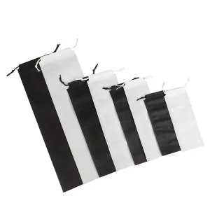 Eco Tool Storage Custom Logo Printed Non Woven Draw String Bag Eco Drawstring Bag Nonwoven Long Dust Bag