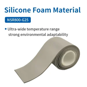 Eco-friendly Closed Cell Silicone Foam Material Sheet Roll Industrial Sealing Cushioning Shock Absorption High
