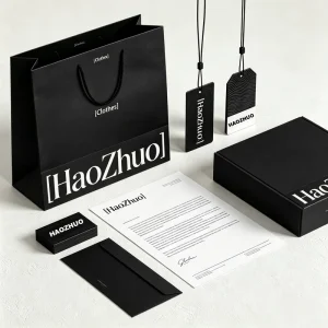 Eco friendly Clothing Packaging Set Custom Logo Recyclable Paper Bag Gift Box for Sustainable Fashion