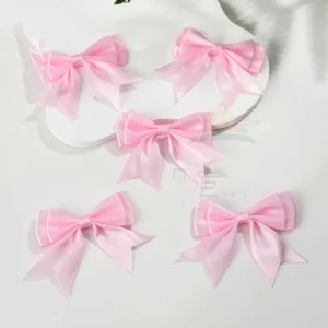Elegant and Stylish Bowknot Ribbon Floral Style Butterfly Bow Polyester Material for Personalizing Your Fashionable Presents