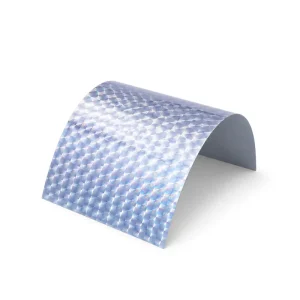 Embossed Holographic Metallized Paperboard Decorative Specialty Paper for Luxury Wine Cosmetic Packaging