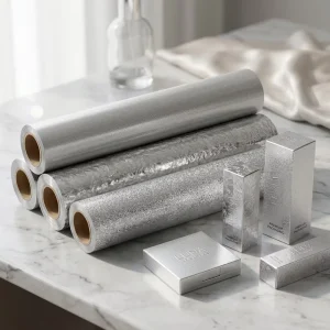 Emeteq Transfer Paper Film Free Sample Metallic Offset Brightness Self Adhesive Transfer Film