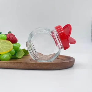 Empty 180ml Spice Glass Jar Storage Containers Glass with Lid Salt Chili Seasoning Powder Storage