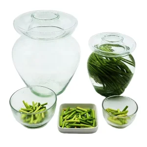 Empty Clear Custom 5L-25L Food Grade Borosilicate Glass Cream Jar Baby Food Screen Printed