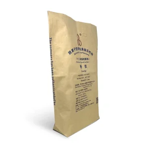 Empty Custom 20kg Paper Bag Laminated PP Woven