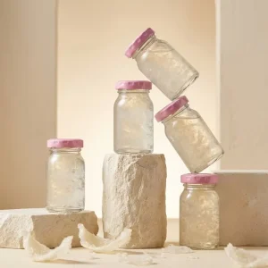 Empty Glass Jars With Lids for Ready to Eat Bird’s Nest Packaging Storage