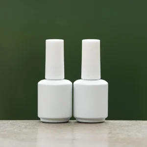 Empty Glass Nail Polish Mascara Bottle 15ml with Brush Non Spill Custom Design Screen Printing From Jiangsu
