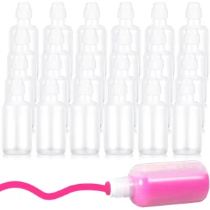 Empty Plastic Bottle for Kids 2 oz Plastic Squeeze Bottle with Sponge Tip Applicator