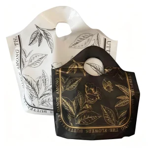 En Chuang OEM & ODM Logo Economical Standard Size GRS LDPE Plastic Shopping Supermarket Bags with Handle