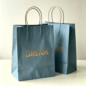 Excellent Quality Promotional Luxury Reusable Shopping Gift Paper Bags Custom Printed Logo