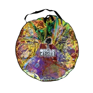 Extra Big Laser Colorful PVC Round Storage Dust Proof Practical Organizer Packaging Holographic Bags