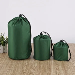 Extra Large Portable Polyester Fabric Drawstring Hotel Laundry Bag Strong Drawstring Dust Bag for Hotels Laundry