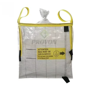 FIBC Bags Anti Static Dust Free Conductive Type C Jumbo Bag for Lithium Battery Raw Material Powder