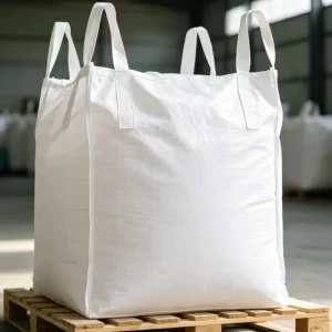 FIBC Big Bag Top Open Flat Bottom PP Jumbo Bag 1000kg Capacity for Building Material Cement