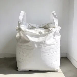 FIBC Bulk Bags 1 Ton Top Open Flat Bottom Tubular Woven Polypropylene Sand Ton Bag Logistics Packaging 5 1 Safety Factor