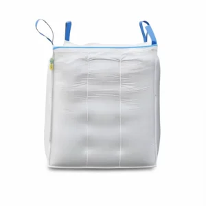 FIBC Jumbo U-Panel Breathable Woven Big Bag Food Grade Flat Bottom 1 Ton PP Bulk Container Bags