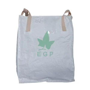 FIBC PP Bag 1000kg 5:1 Safety Ratio Cross Slings Breathable Agriculture Seeds Storage Big Bag White