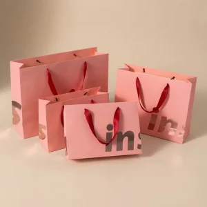 FSD New Arrival Luxury Eco Friendly Kraft Paper Gift Bag with Custom Logo Recyclable Shopping Packaging